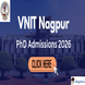 VNIT Nagpur Opens PhD Admissions 2026; Apply by October 27